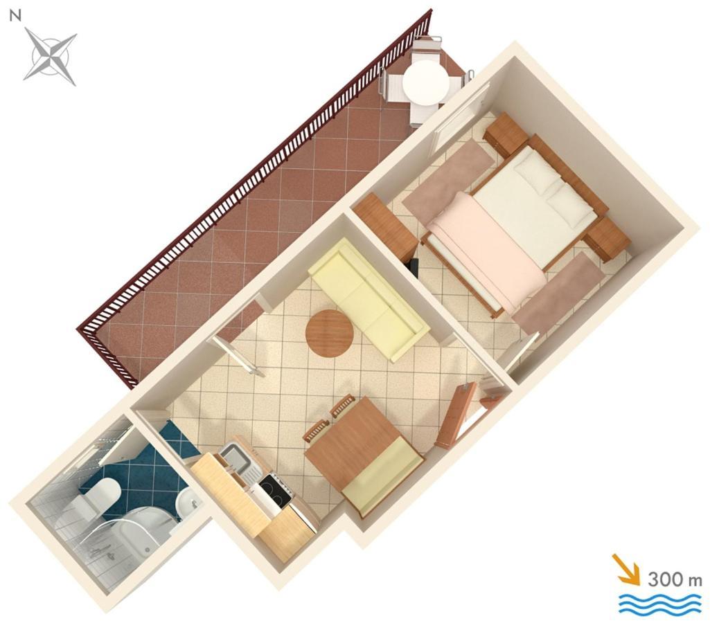 Apartment Stanici 2818D Tice Ngoại thất bức ảnh